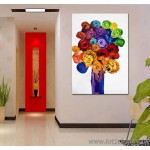 Купить картину "Абстрактные Цветы" в стиле 3D Импасто