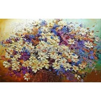 Купить картину "Полевые цветы" в стиле 3D Импасто