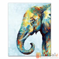 Картина маслом Слон, ART: AI0011