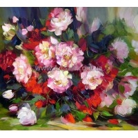 Картина Пионы, Пионы картина маслом ART: FLW3043