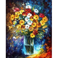 Цветы картина Афремова (Репродукция)