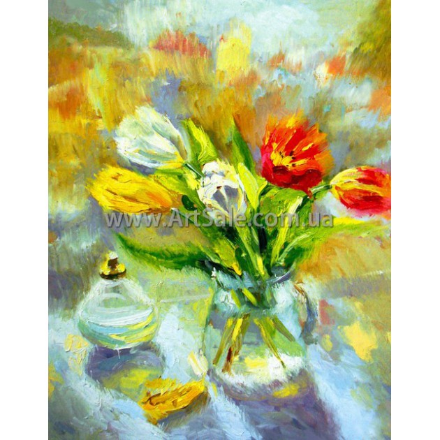 Картины цветы Тюльпаны, ART: FLW4121