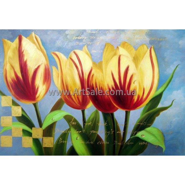 Цветы маслом, ART: FLW5053