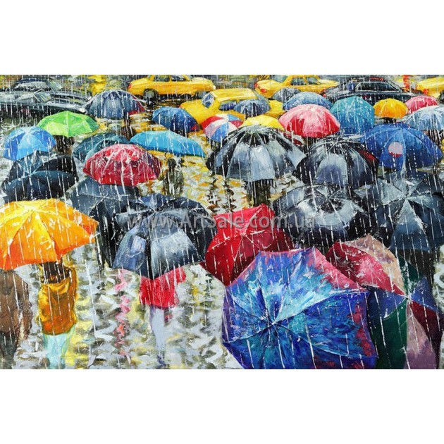 Купить интерьерную картину "Под дождем"