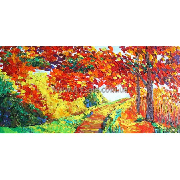 Купить интерьерную картину "Осенняя тропа"