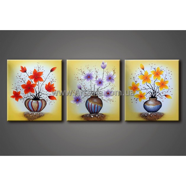 Модульные Картины Цветы ART: MK3038