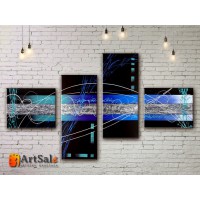 Модульные Картины, рисованные маслом, Art. MJ17_4_037