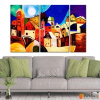 Модульная картина, городской пейзаж ART.: KGM0004