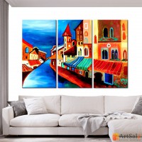 Модульная картина, городской пейзаж ART.: KGM0015