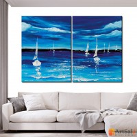 Модульная картина, морской пейзаж ART.: KMM0001