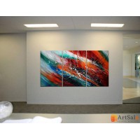 Модульная картина, абстракция ART.: KAM0519