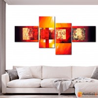 Модульная картина, абстракция ART.: KAM0737