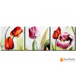 Модульная картина тюльпаны, ART.: KCC0056