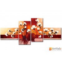Модульная картина цветы, ART.: KCC0205
