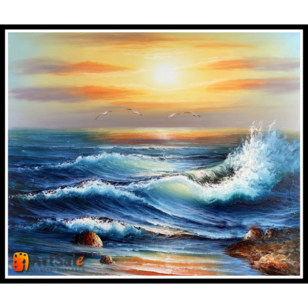 Морской пейзаж, пейзаж море, ART# MOP17_010