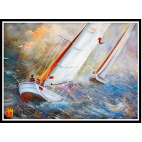 Морской пейзаж, пейзаж море, ART# MOP17_044