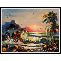 Морской пейзаж, пейзаж море, ART# MOP17_045