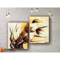 Модульные Картины, рисованные маслом, Art. MKR17_2_047